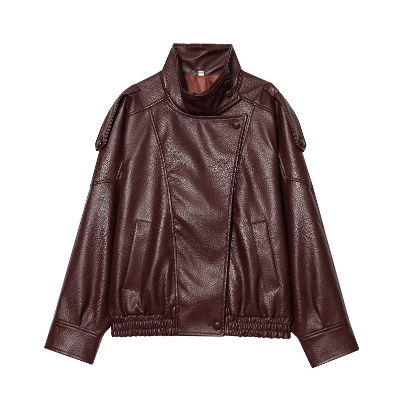 MUJER Kunstleerjassen voor dam - Women'S Fashion Bomber Jacket recensie en prijs