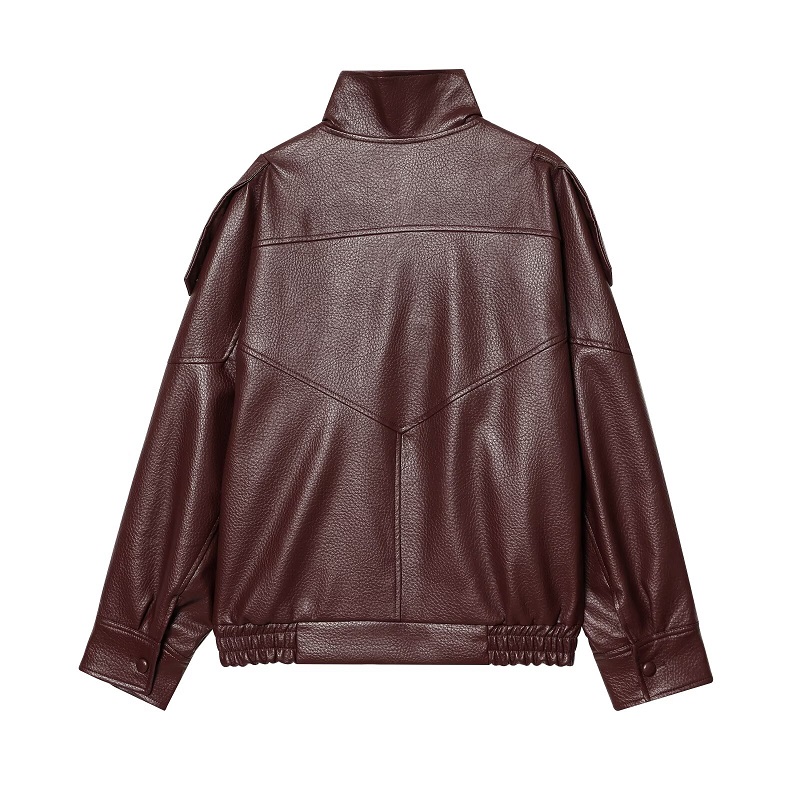 MUJER Kunstleerjassen voor dam - Women'S Fashion Bomber Jacket recensie en prijs