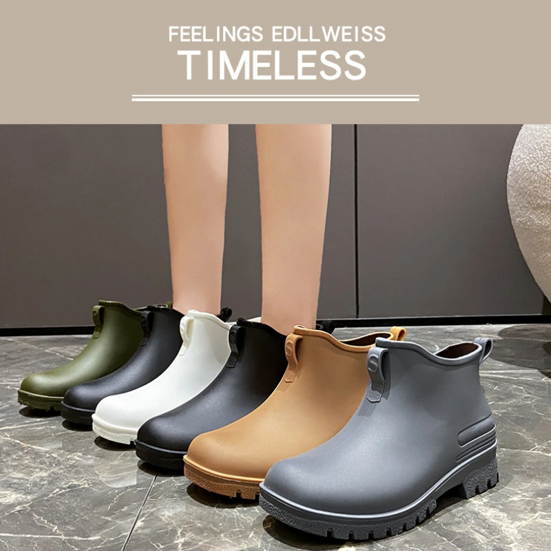 Paar mode regenlaarzen buiten  - Women'S Fashion Rain Boots recensie en prijs