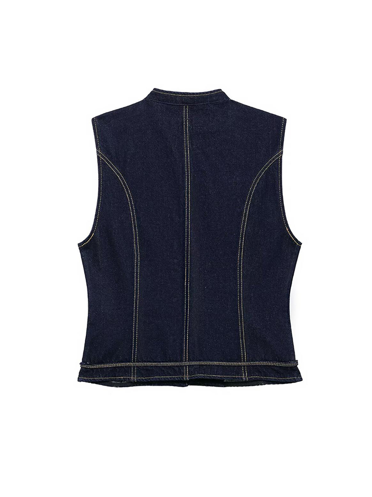 TFMLN Dames geknoopt denim ves - Women'S Fashion Quilted Jacket recensie en prijs