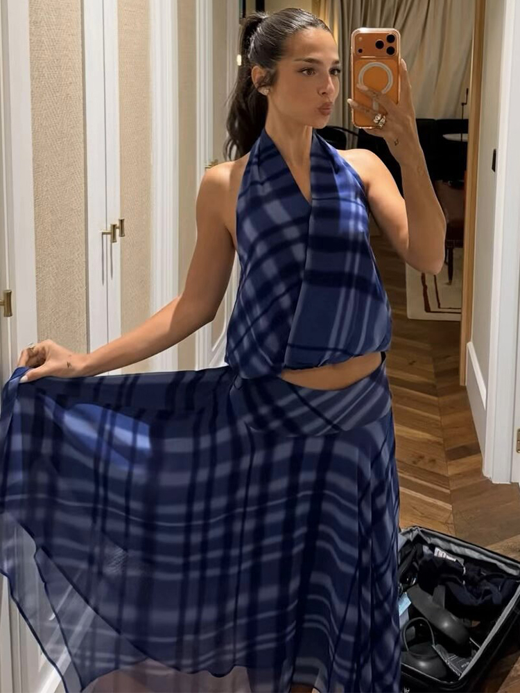 TFMLN Fashion Midi Rok 2-delig - Asymmetric Top Women recensie en prijs