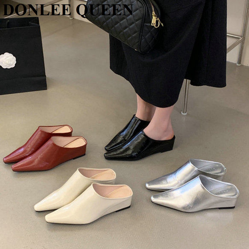 Damesmode Mule Slippers met ge - Women Queen Fashion recensie en prijs