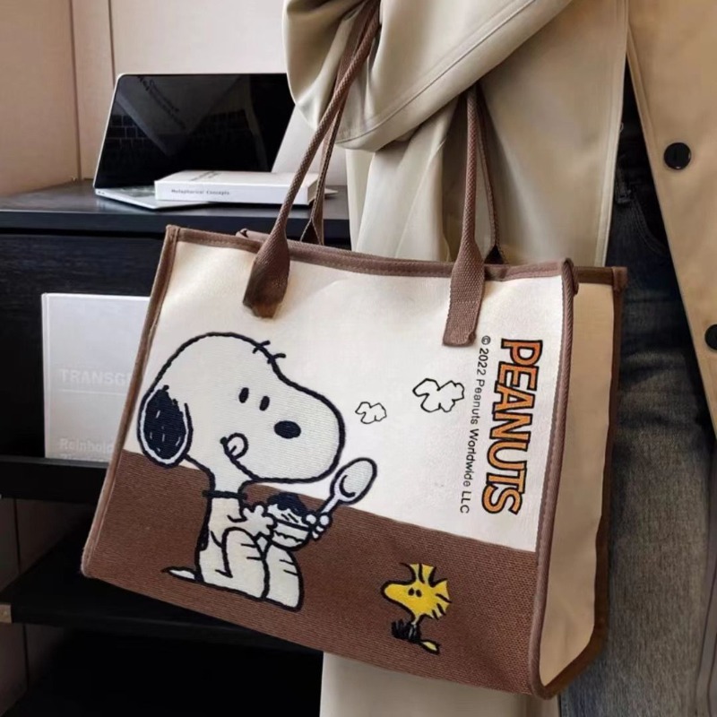 Snoopy Woodstock Cartoon Grote - Canvas Tote Bag recensie en prijs
