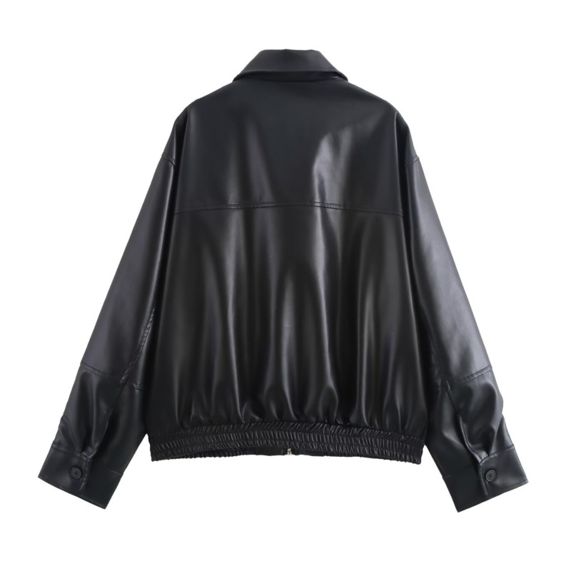 Vintage PU lederen bomberjacks - Women'S Fashion Bomber Jacket recensie en prijs