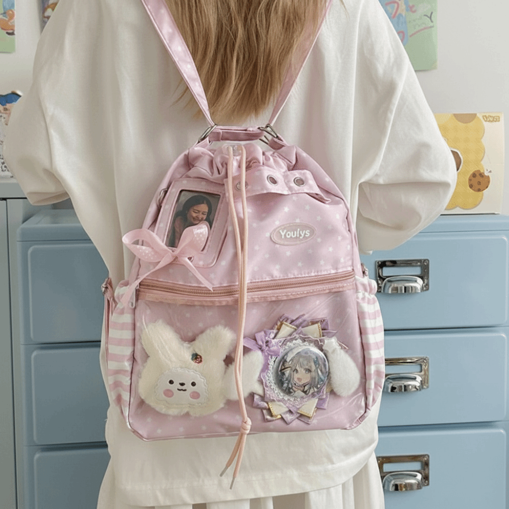 Schattig Polka Dot-patroon Ita - Canvas Tote Bag recensie en prijs