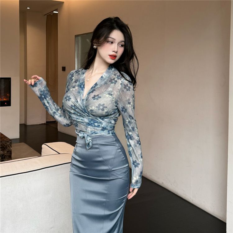 Dameskleding Pak Big Size Fat  - Printed Wrap Skirt recensie en prijs