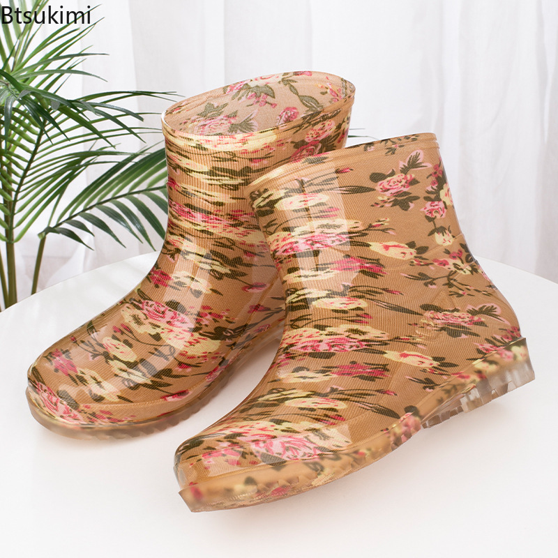 Mode waterdichte regenlaarzen  - Women'S Fashion Rain Boots recensie en prijs