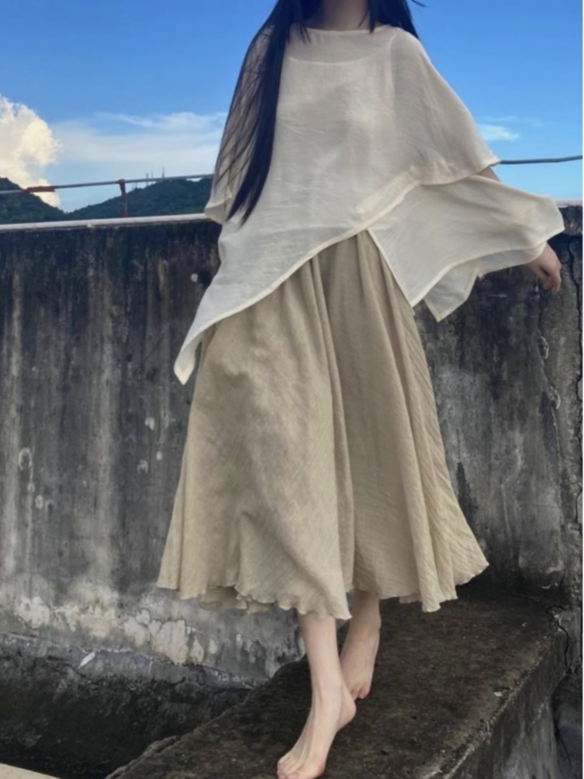 Losse Chinese stijl boeddhisti - Asymmetric Top Women recensie en prijs