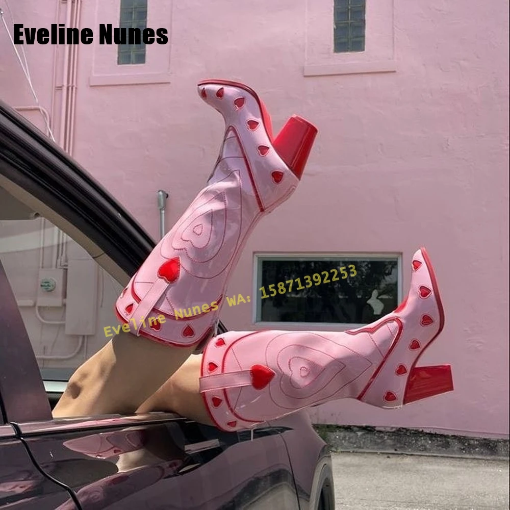 Roze Hart Ruimte Cowgirl Laarz - Women'S Fashion Boots 2025 recensie en prijs