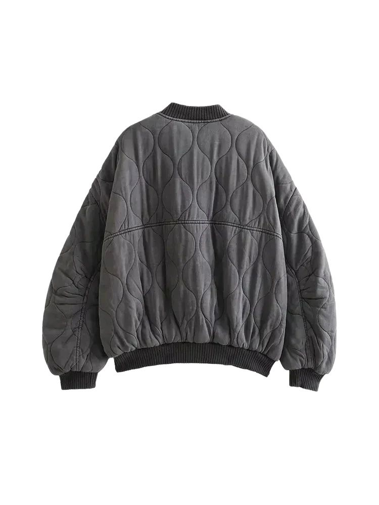 Damesmode Oversized Dikke Warm - Women'S Fashion Bomber Jacket recensie en prijs