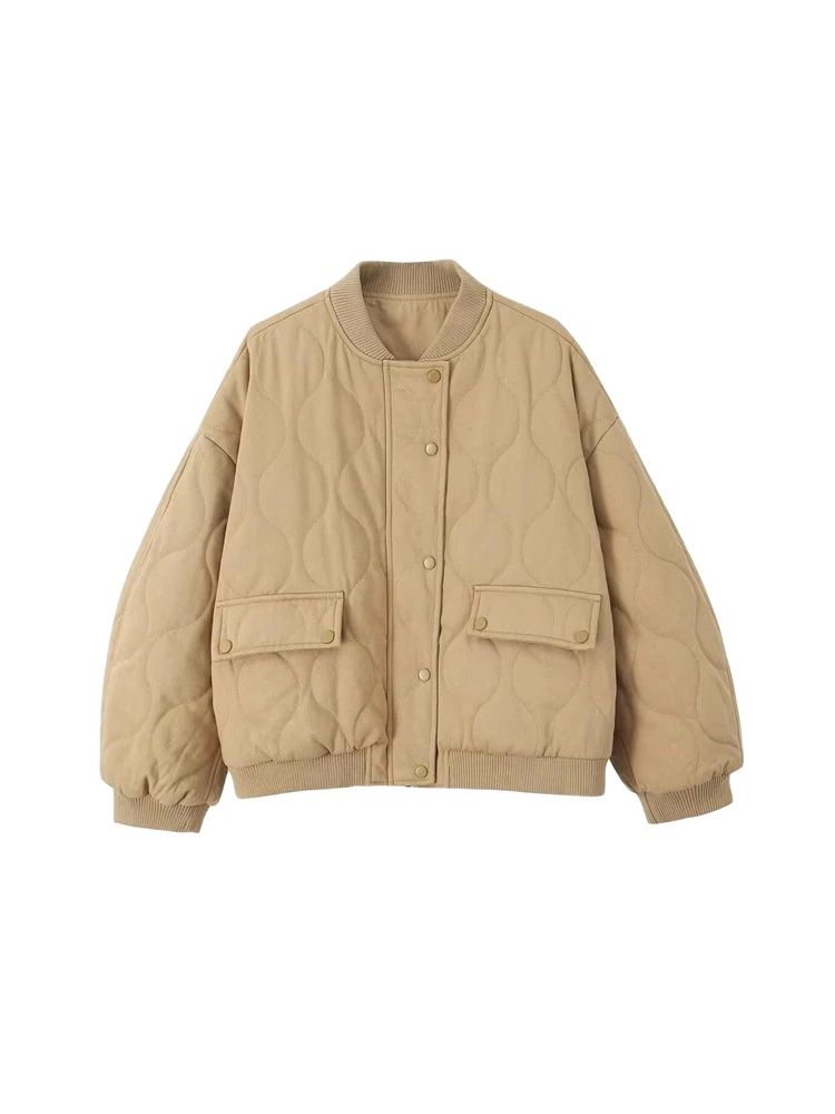 Damesmode Oversized Dikke Warm - Women'S Fashion Bomber Jacket recensie en prijs