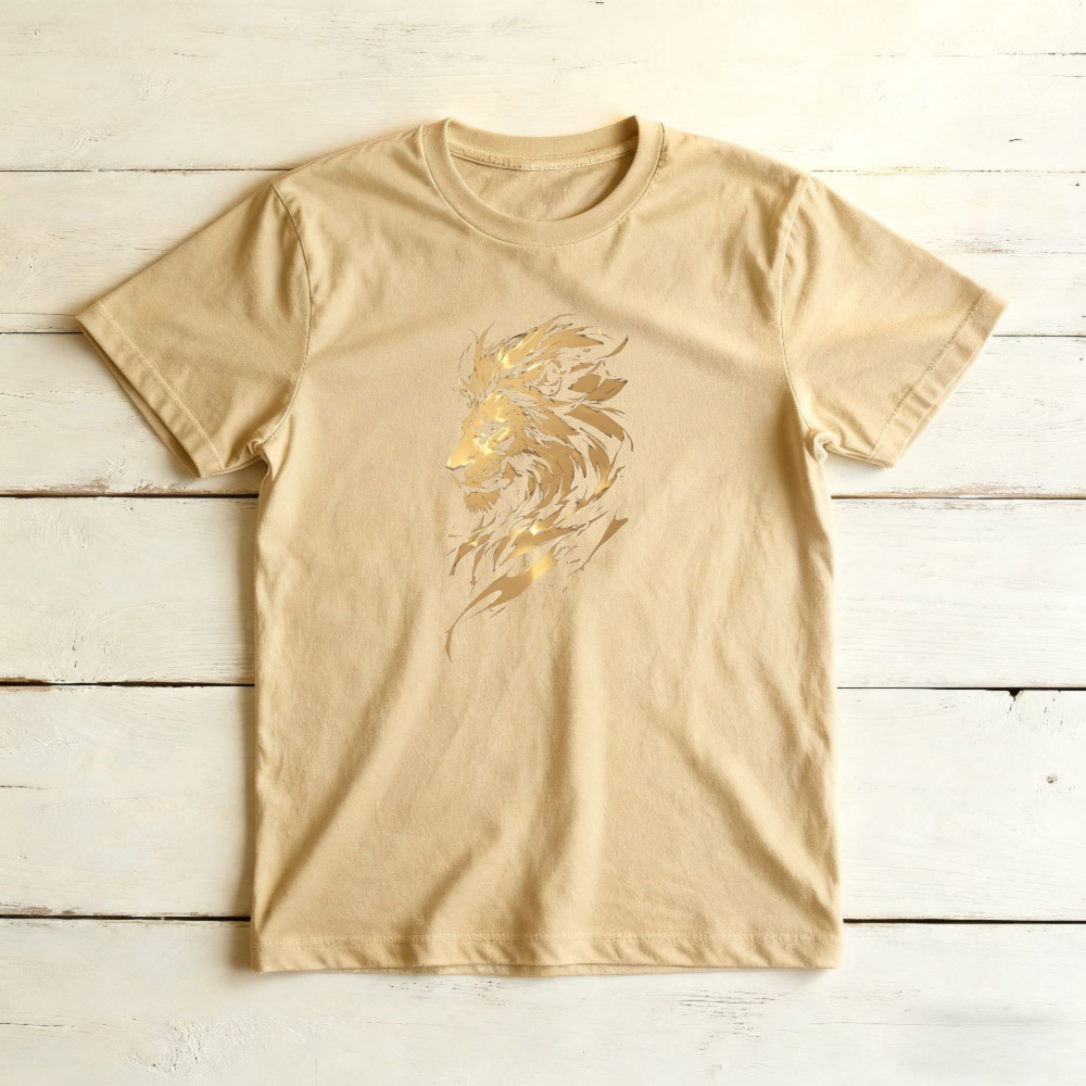 Elegant Golden Lion Portrait T - Women'S Fashion Edgy recensie en prijs