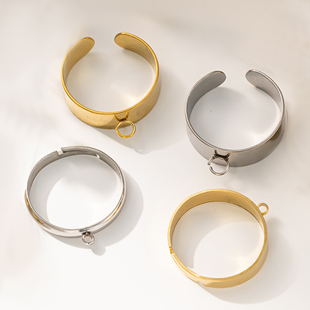 5 stks/partij Rvs Goud Kleur O - Women Fashion Rings recensie en prijs