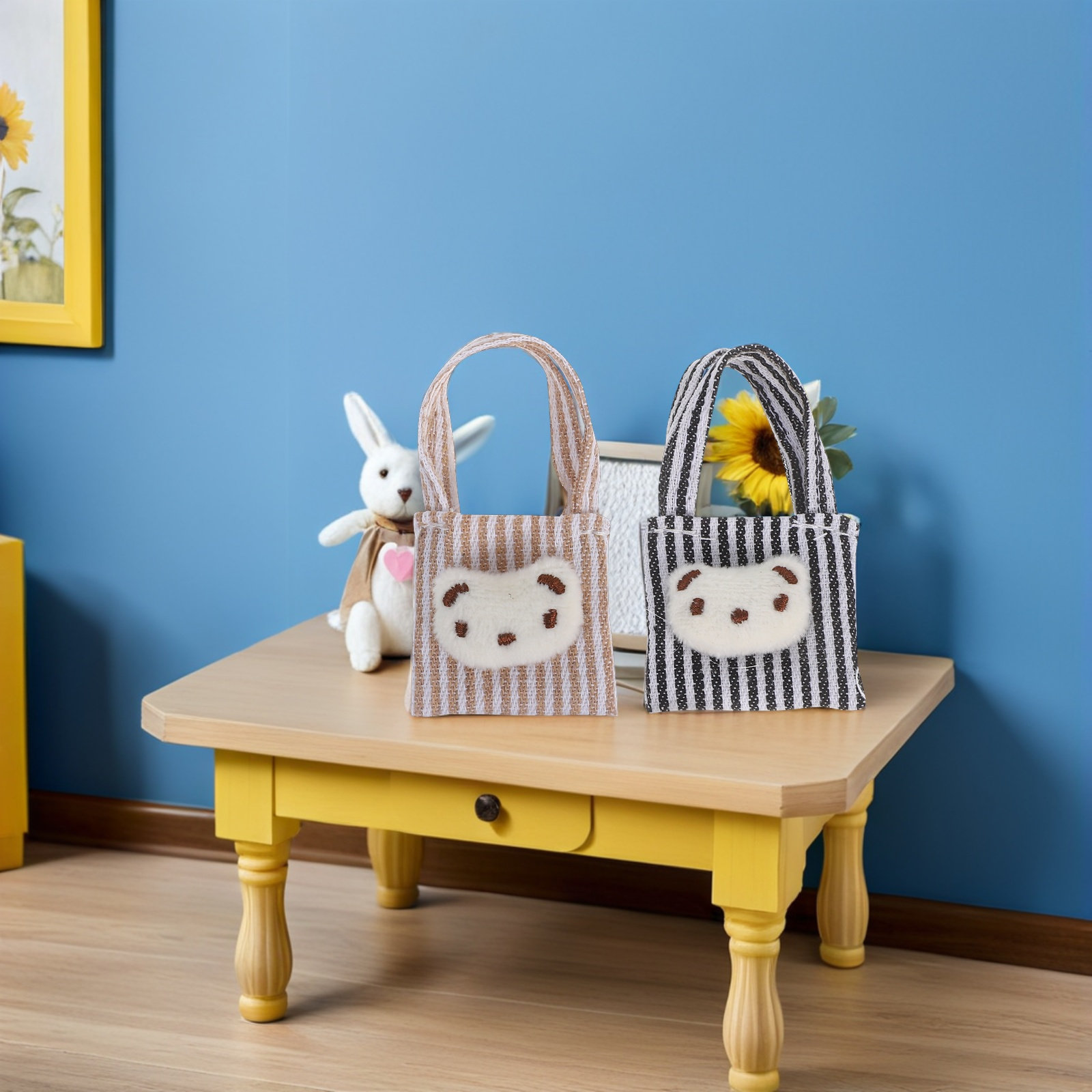 4-delige miniatuur schoudertas - Canvas Tote Bag recensie en prijs