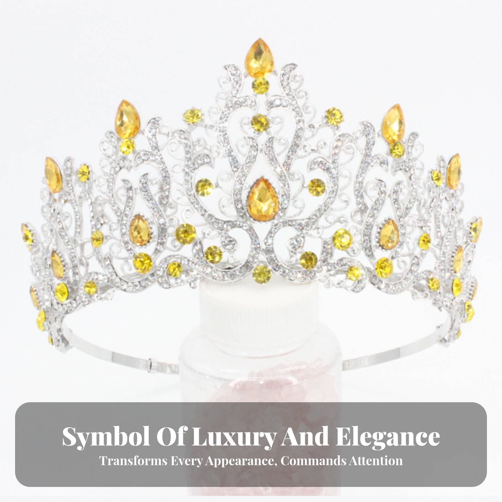 Kristallen Pageant-kroon bezaa - Women Queen Fashion recensie en prijs