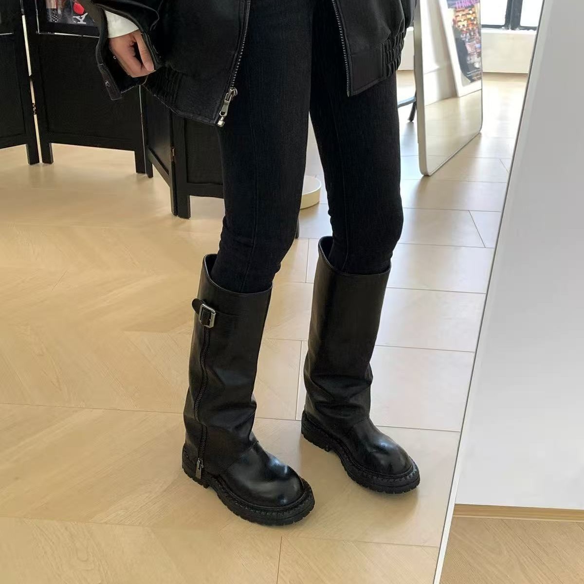 Dameslaarzen Dikke zool Hoogte - Women Fashion Youtube recensie en prijs