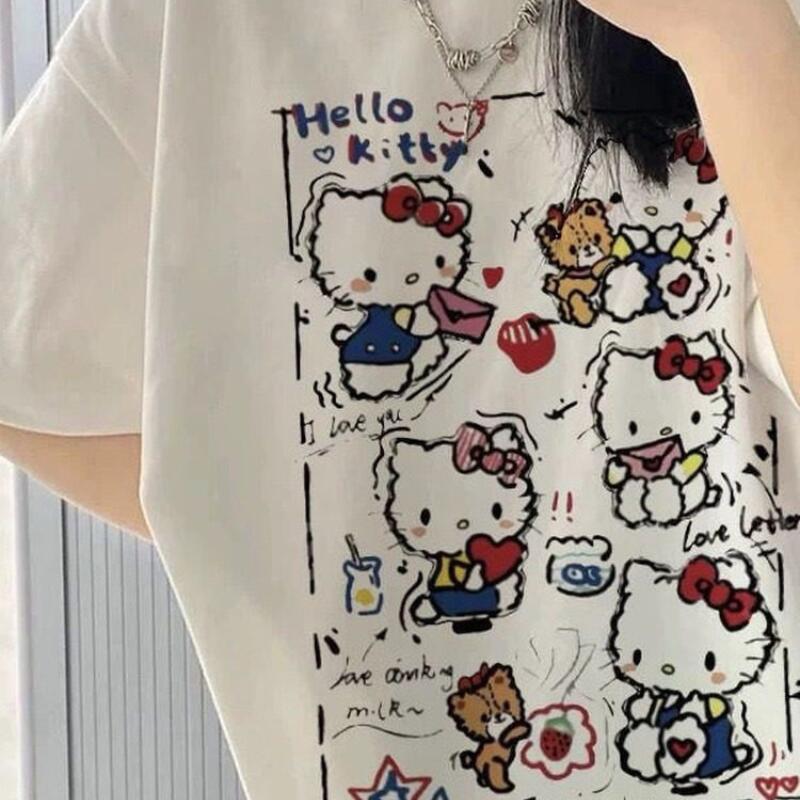 Korte mouwen zomer Hello Kitty - Women'S Fashion Jersey recensie en prijs